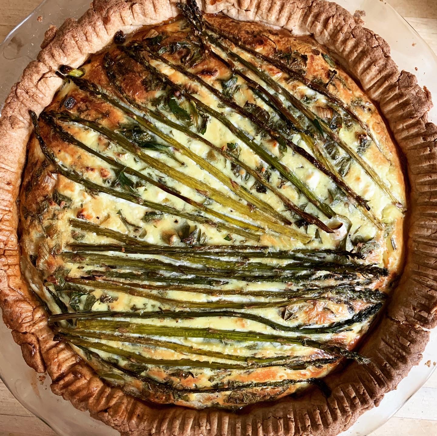 TasteGurus recipe image for Asparagus Spring Quiche