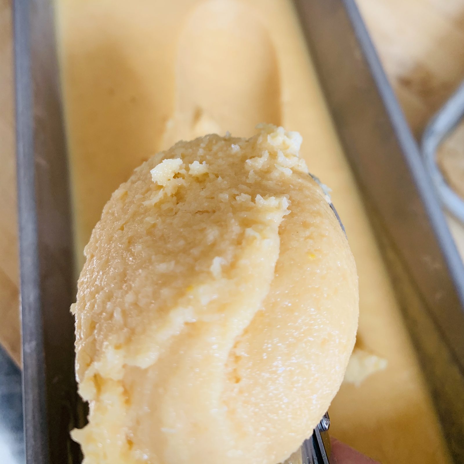 TasteGurus recipe image for Nectarine Armagnac Ice Cream