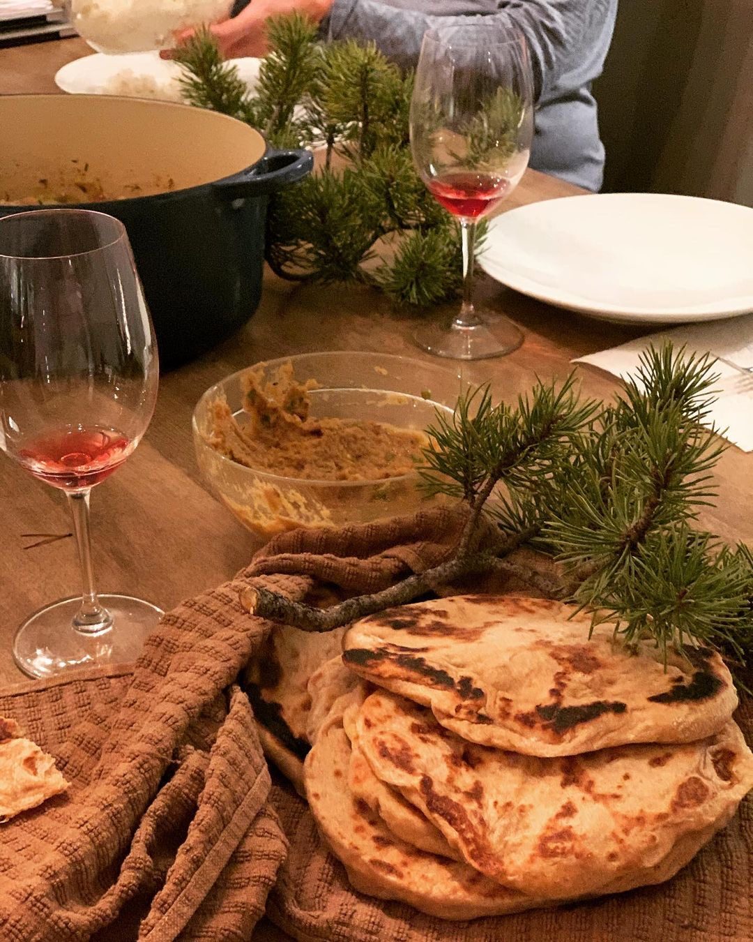 TasteGurus recipe image for Sourdough Whole Grain Pita Bread