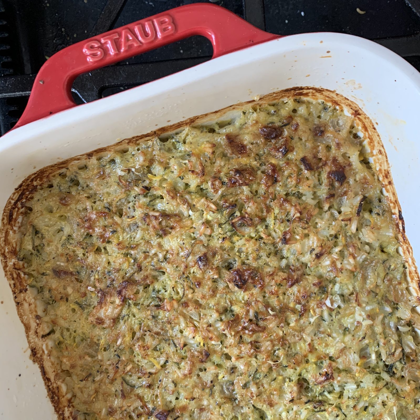 TasteGurus recipe image for Tian de Courgettes au Riz