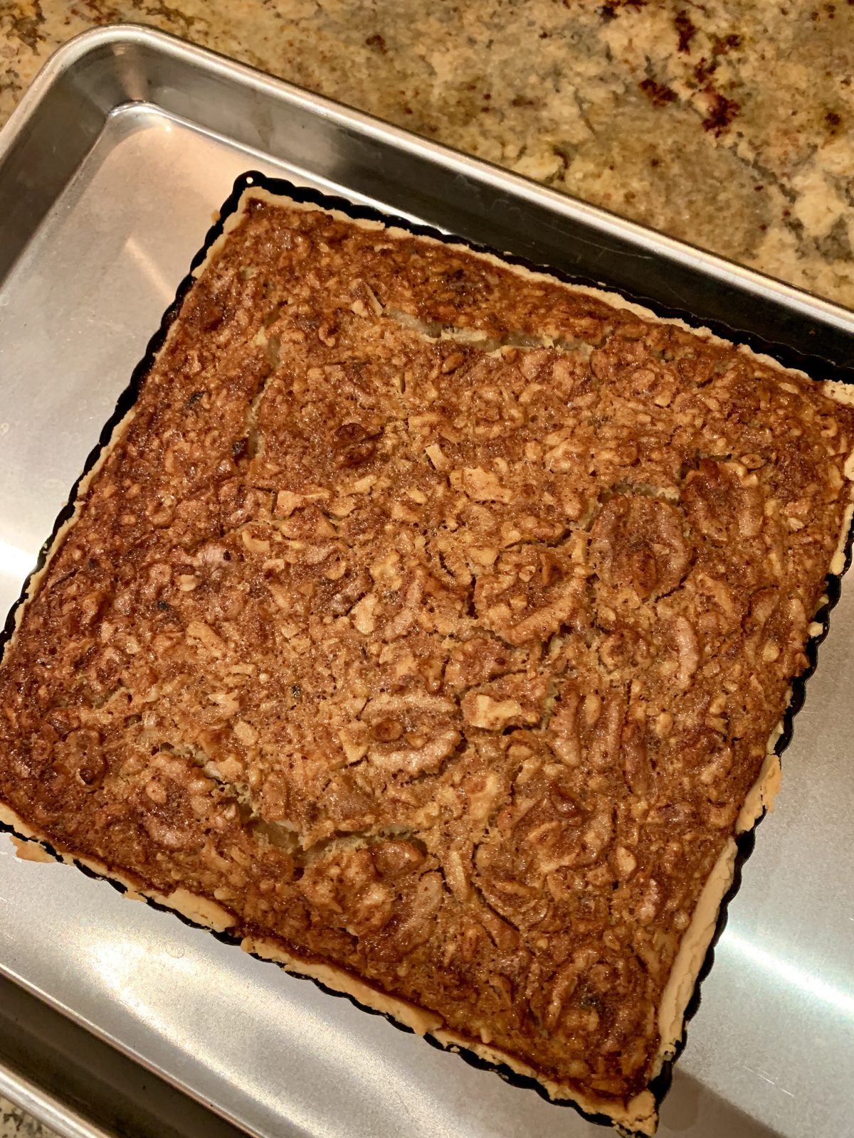 TasteGurus recipe image for Walnut Bourbon Pie